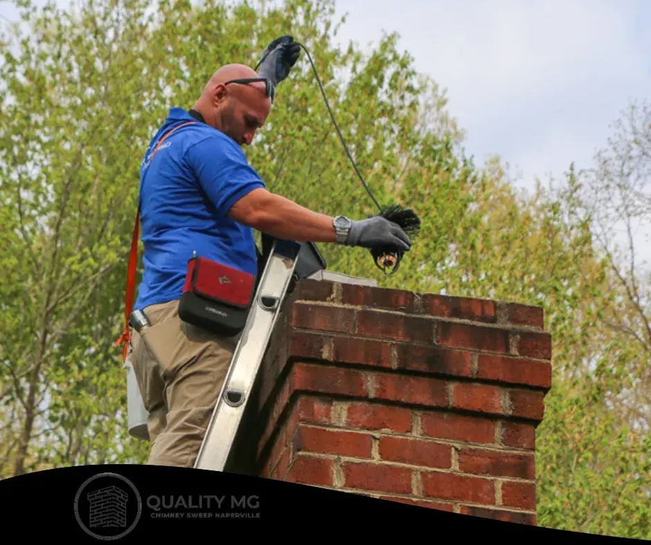 Safe practices for initiating cleaning on vintage chimneys